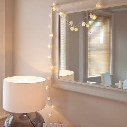 Vivolux | 30er LED Rosen Lichterkette  warmweiß