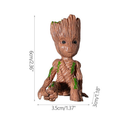 Vivolux | Cartoon Groot Miniaturfigur: Verspielte Bürodekoration