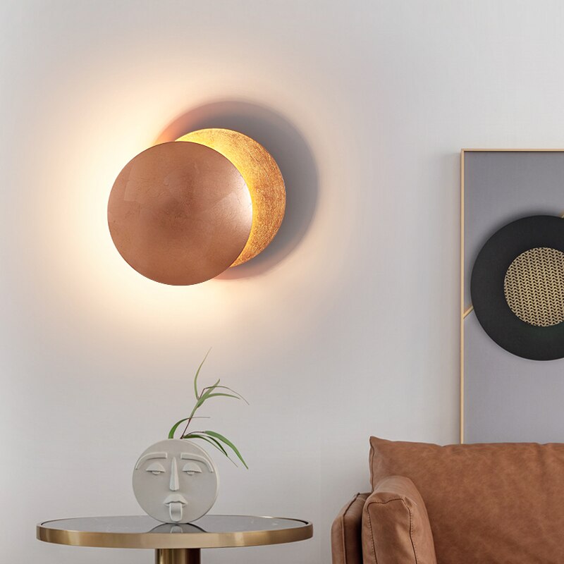Vivolux | SolGlow Sonnenfinsternis LED-Wandleuchte | Modernes Stimmungslicht | Elegante Wandlampe für Wohnzimmer & Schlafzimmer