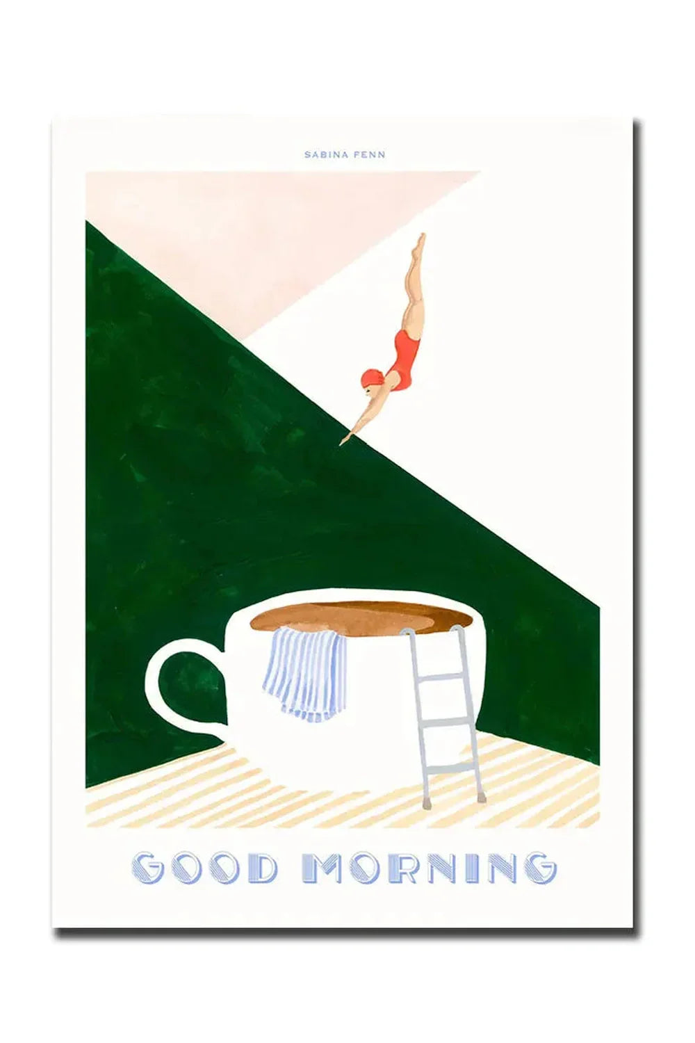 Vivolux | Guten Morgen Kaffee Leinwand Poster