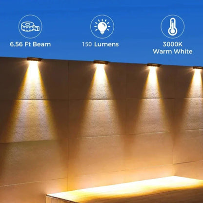 Vivolux | EcoRadiance Solar-Akzentleuchten 2er-Set | Außenbeleuchtung | Energieeffizient | Dekoratives Licht für Garten & Terrasse