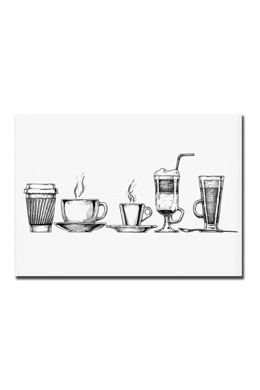 Vivolux | Guten Morgen Kaffee Leinwand Poster