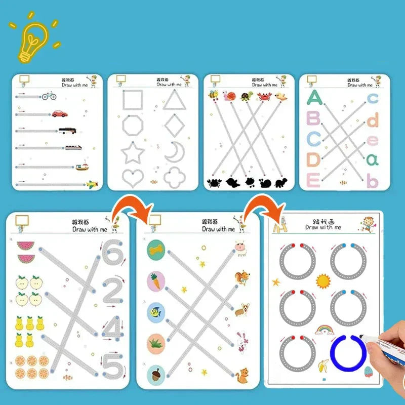 Vivolux | Magic Tracing-Arbeitsbuch-Set Für Kinder