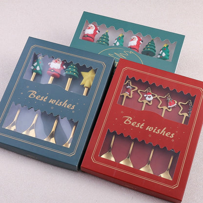 Vivolux | 4 Stück Weihnachts beste Wünsche Geschirrset