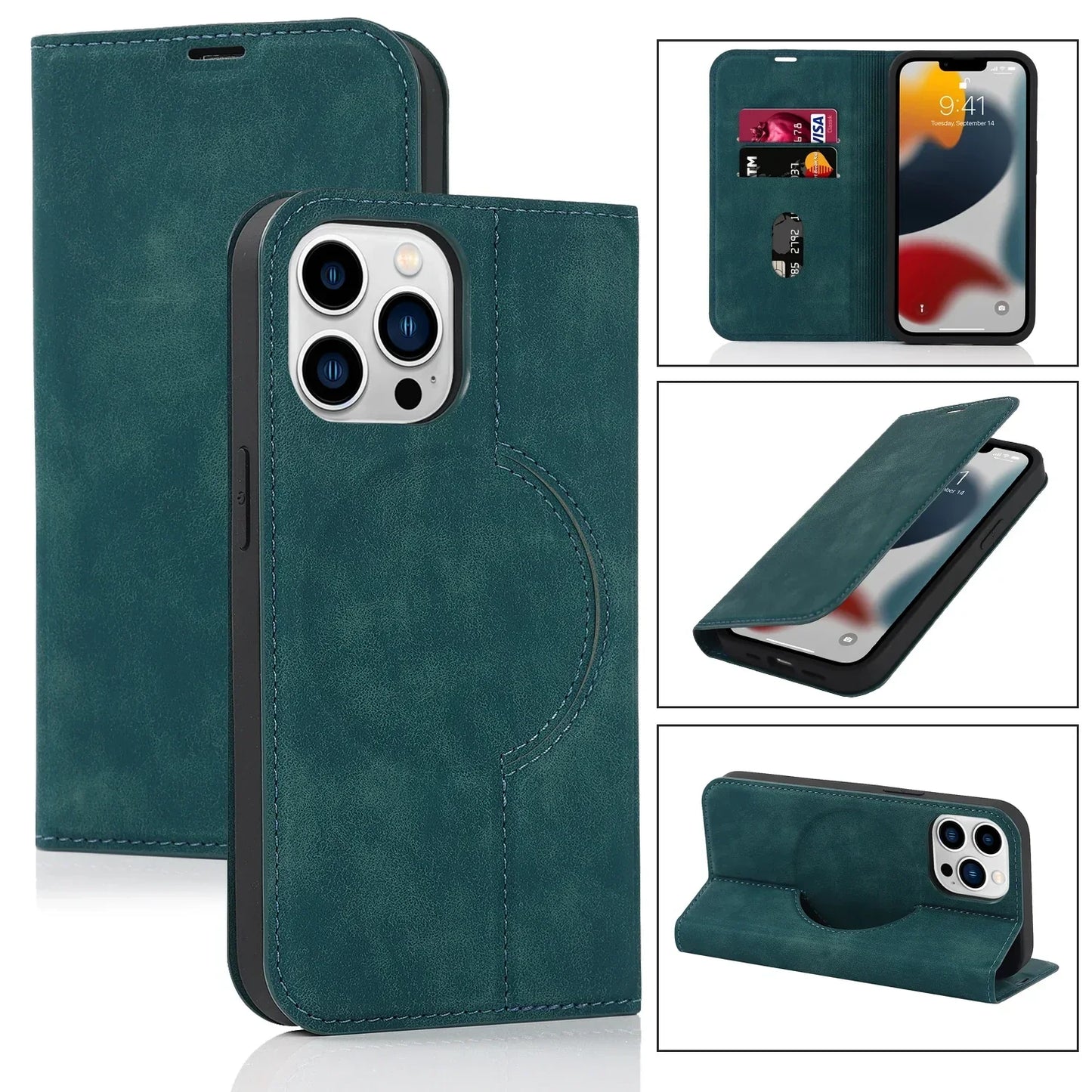 Vivolux | Wallet Hülle MagSafe Wireless Charging- iPhone