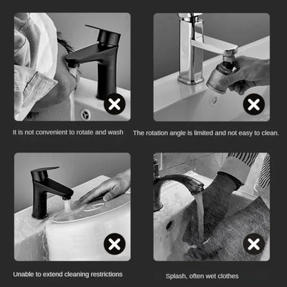 Vivolux | Spritzwassergeschützter mechanischer universeller drehbarer Arm Wasserhahn