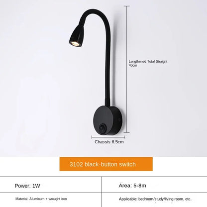Vivolux | Vielseitige LED-Wandleuchte: Modern, Flexibel, Perfekt zum Lesen im Bett