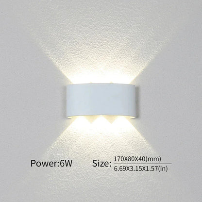 Moderne Beleuchtung, Innen- oder Außenbereich: Die vielseitige LED-Wandleuchte