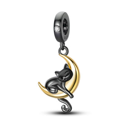 925 Silber Goldener Leopard Charms Perlen Bunte Chamäleon Nashorn Löwe Skarabäus Katze Anhänger Passend für Original Pandora Armband Schmuck