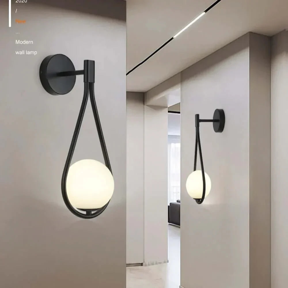 Vivolux | Drop Luxus Glas Ballen Wandlampe