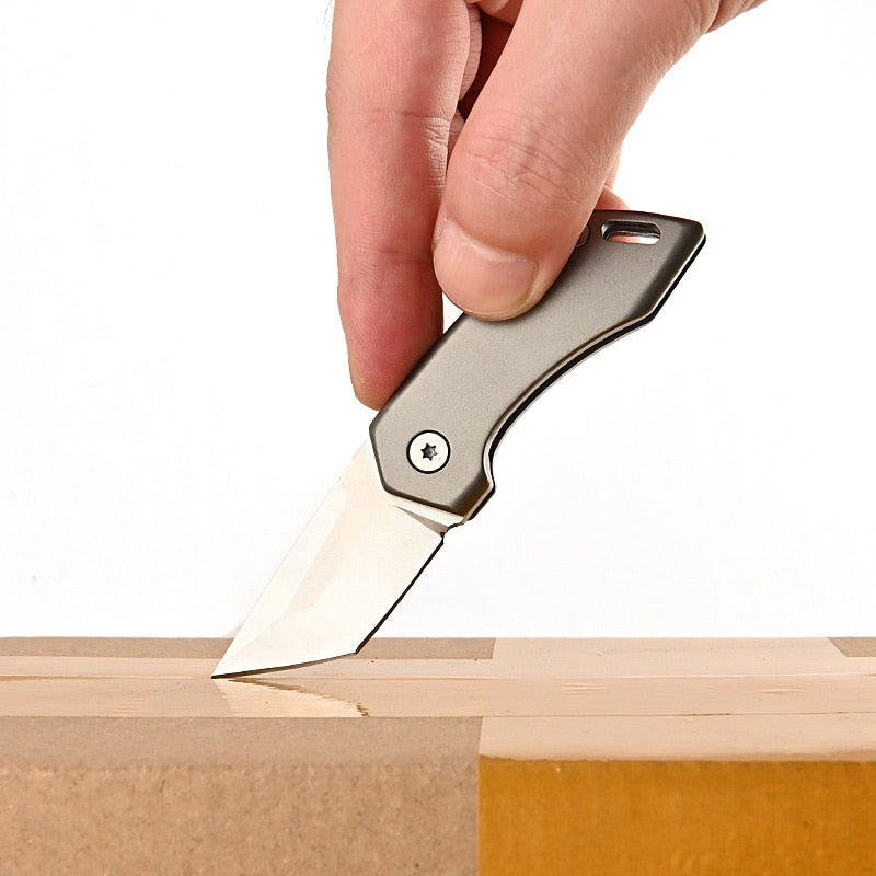 Vivolux | Titan-Titanlegierung Tasche Schlüsselanhänger Knife