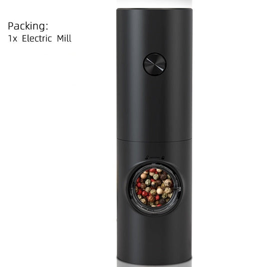 Vivolux | Elektrische automatische Pfeffer- und Salzmahlmaschine mit LED-Licht und einstellbarem Mahlgrad - Perfekt für die Küche oder das Restaurant