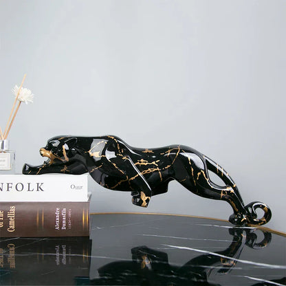 Vivolux | Eleganter Jaguar Steinbildhauer