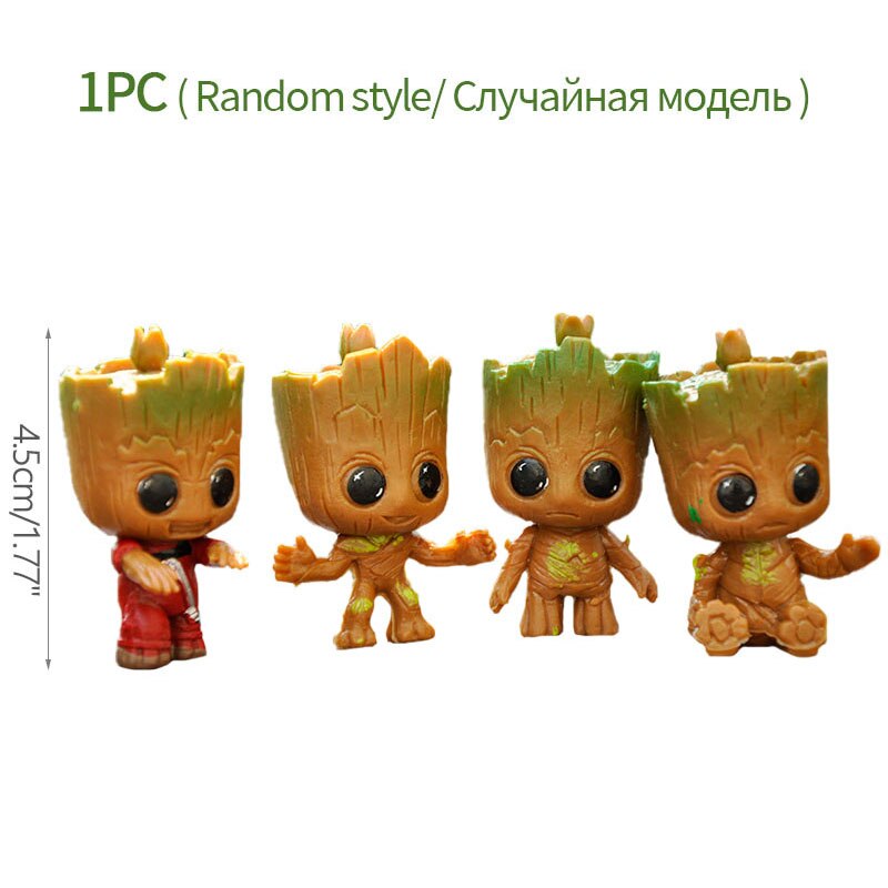 Vivolux | Cartoon Groot Miniaturfigur: Verspielte Bürodekoration