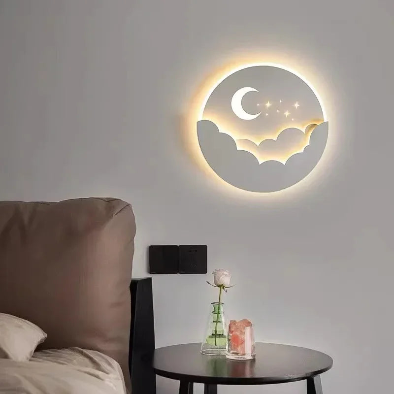 Vivolux | LED-Wandleuchte mit Mond und Sternen