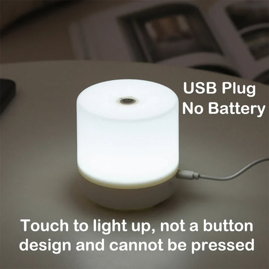 Vivolux | Kreative USB Nachttischlampe - Touch-Dimmung LED Nachtlicht für Schlafzimmer & Studentenwohnheim