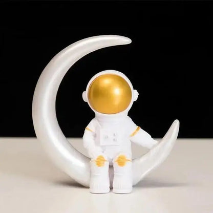 Vivolux | Harz-Astronaut-Figur Statue Raumfahrer Skulptur Pädagogisches Spielzeug Schreibtisch-Dekoration Astronaut-Modell Für Kinder Geschenk