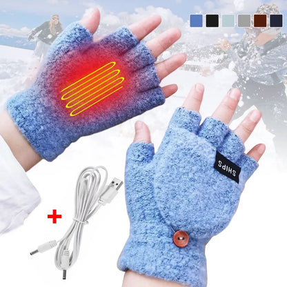 USB wiederaufladbare warme Welle beheizte Handschuhe