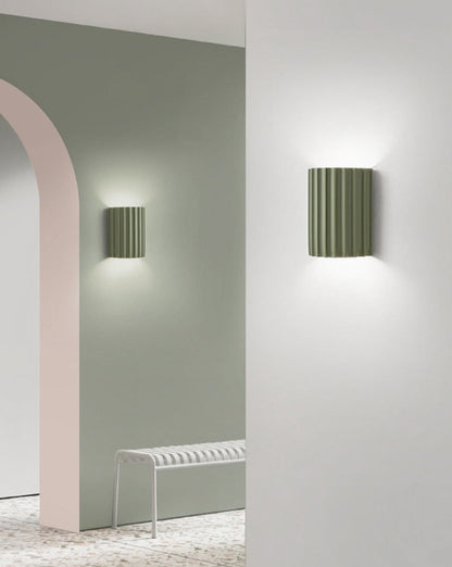 Vivolux | Falten Farbe Harz LED Wand Leuchte Lampe