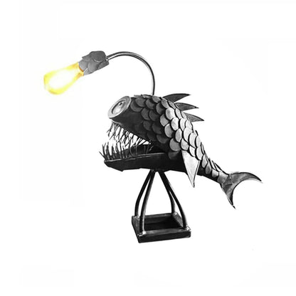 Vivolux | Tischlampe - RusticFish - Anpassbare Beleuchtung - Handgefertigter Künstlerischer Charme