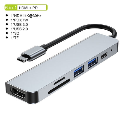 Vivolux | Thunderbolt 3 USB-C Hub mit HDMI, PD, SD/TF für MacBook Air M1 und iPad Pro
