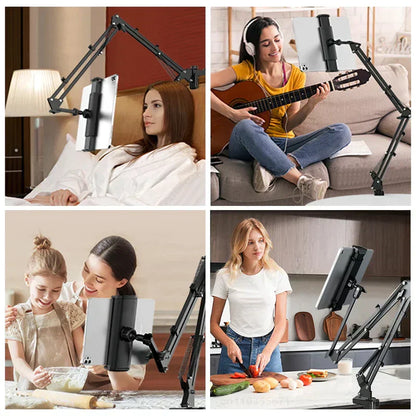 Vivolux | Tablet-Halterung – FlexiMount – 360° drehbar – verstellbare Halterung