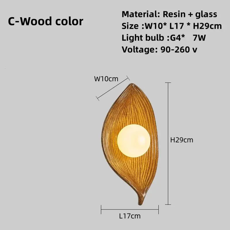 Vivolux | Wandlampe LED Blattgold Elegant