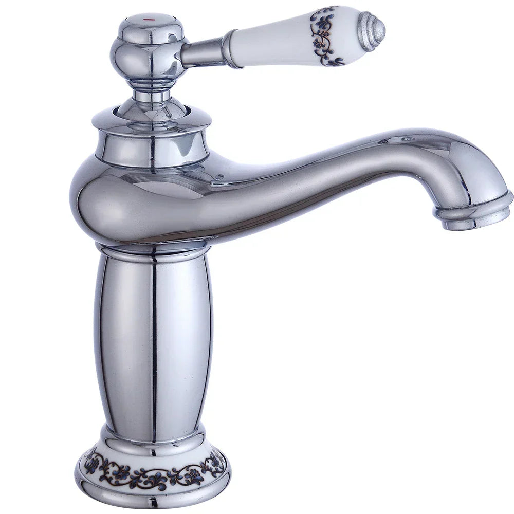 Vivolux | GoldKunst | Wasserhahn im Vintage-Stil für Ihr Badezimmer