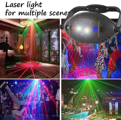 Vivolux | RGB Disco Lichter Bühne DJ Party Laserlicht Projektor - Stroboskop Club Zuhause Urlaub Dekorationslampe für Partystimmung