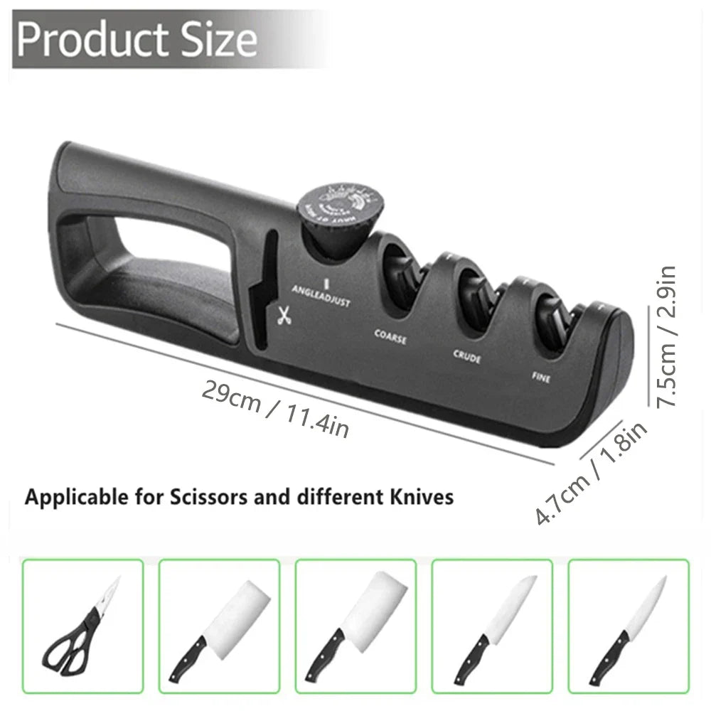 Vivolux | 4-in-1 Professioneller Messerschärfer (1+1 Gratis) - EdgeSharp