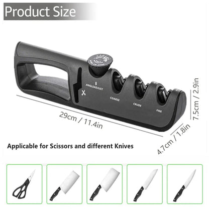 Vivolux | 4-in-1 Professioneller Messerschärfer (1+1 Gratis) - EdgeSharp