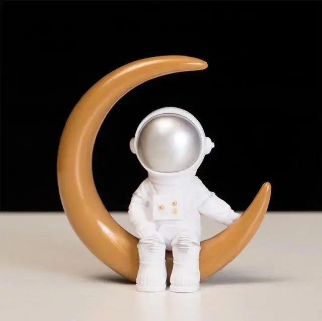 Vivolux | Harz-Astronaut-Figur Statue Raumfahrer Skulptur Pädagogisches Spielzeug Schreibtisch-Dekoration Astronaut-Modell Für Kinder Geschenk