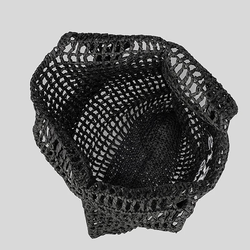 Vivolux | Netzstrohstrick-Strandtasche