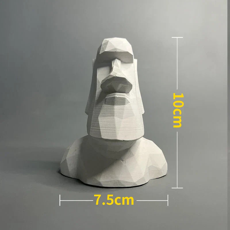 Vivolux | Nordic INS Stil Charakter Gips Statue DIY Gemalt Skizze Fotografie Requisiten Tischdekorationen Wohnkunst Gips Dekoration