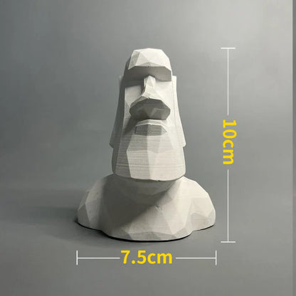 Vivolux | Nordic INS Stil Charakter Gips Statue DIY Gemalt Skizze Fotografie Requisiten Tischdekorationen Wohnkunst Gips Dekoration