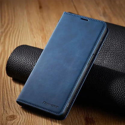 Vivolux | Samsung Hülle: Magnetische Leder Tasche für stilvollen Schutz