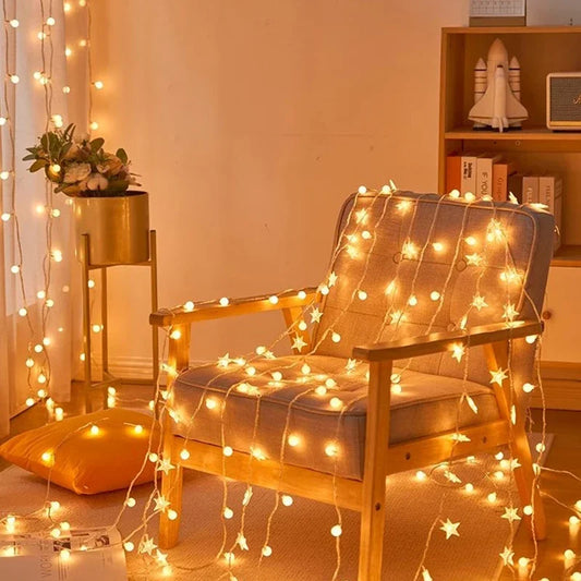 Vivolux | Starlight LED Lichterkette: Ideal für Innendekoration, Außencamping und Zeltatmosphäre