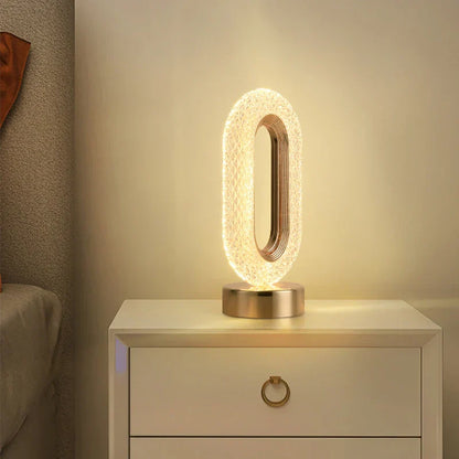 Vivolux | Kristall LED Tischlampe: Dimmbar, USB-Laden, Touch- & Fernbedienung
