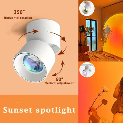 Vivolux | LED Sonnenuntergang Atmospäre Wand Spotlight
