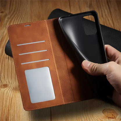 Vivolux | Samsung Hülle: Magnetische Leder Tasche für stilvollen Schutz