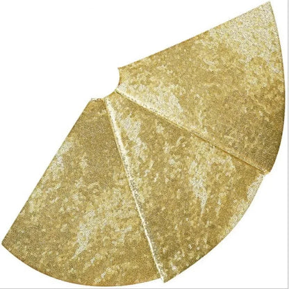 Funkelnde Weihnachtsbaumstämme