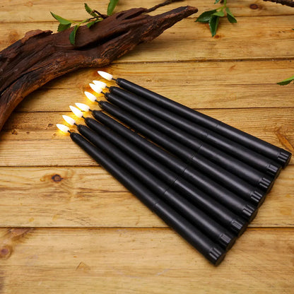 Vivolux | Frendorf - Schwarze LED-Teelichter ohne Flamme mit Fernbedienung für eine unvergessliche Atmosphäre