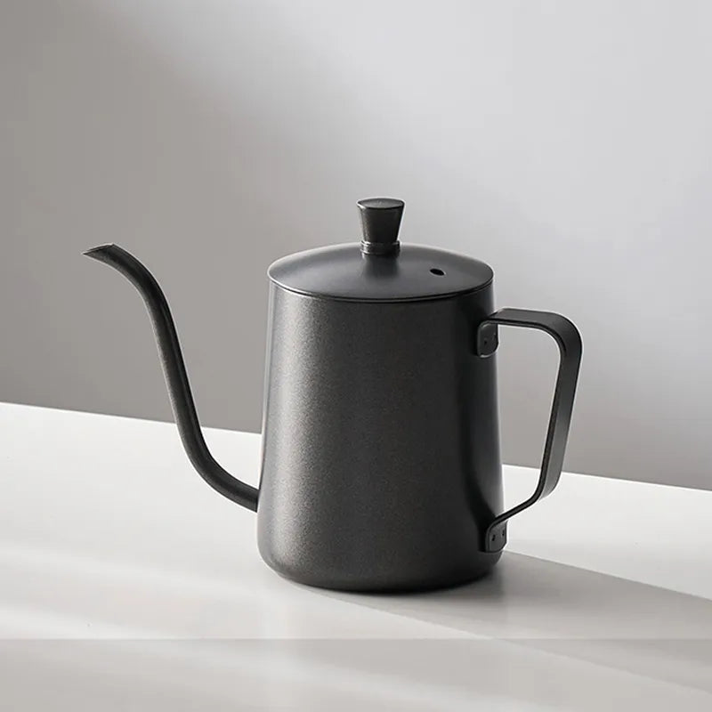 Vivolux | GIANXI Hand Punch Kaffeekanne Mit Deckel Tropf Schwanenhals Auslauf Kaffee Wasserkocher Lange Öffnung Kaffeemaschine Kaffee Zubehör