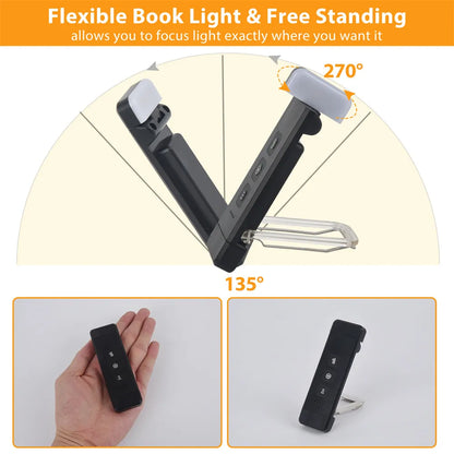 Vivolux | Clip-on Lesezeichenbuchlicht mit Timer