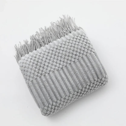 Vivolux | Nordic Style Dick Gestrickte Decke