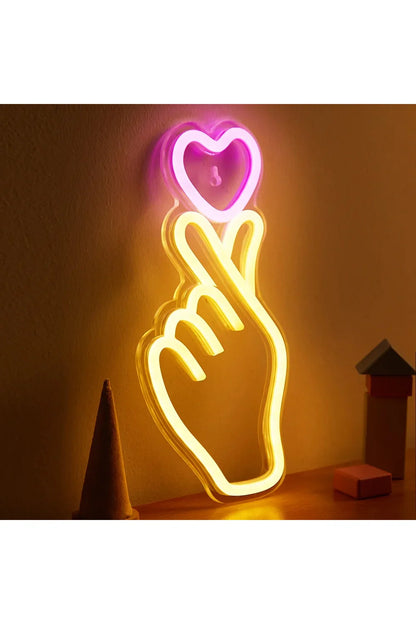 Vivolux | Hand Herz LED Neon