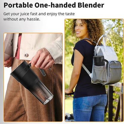 Vivolux | Tragbarer Entsafter - Wiederaufladbarer Mini-Mixer mit 6 scharfen Klingen für Shakes und Smoothies