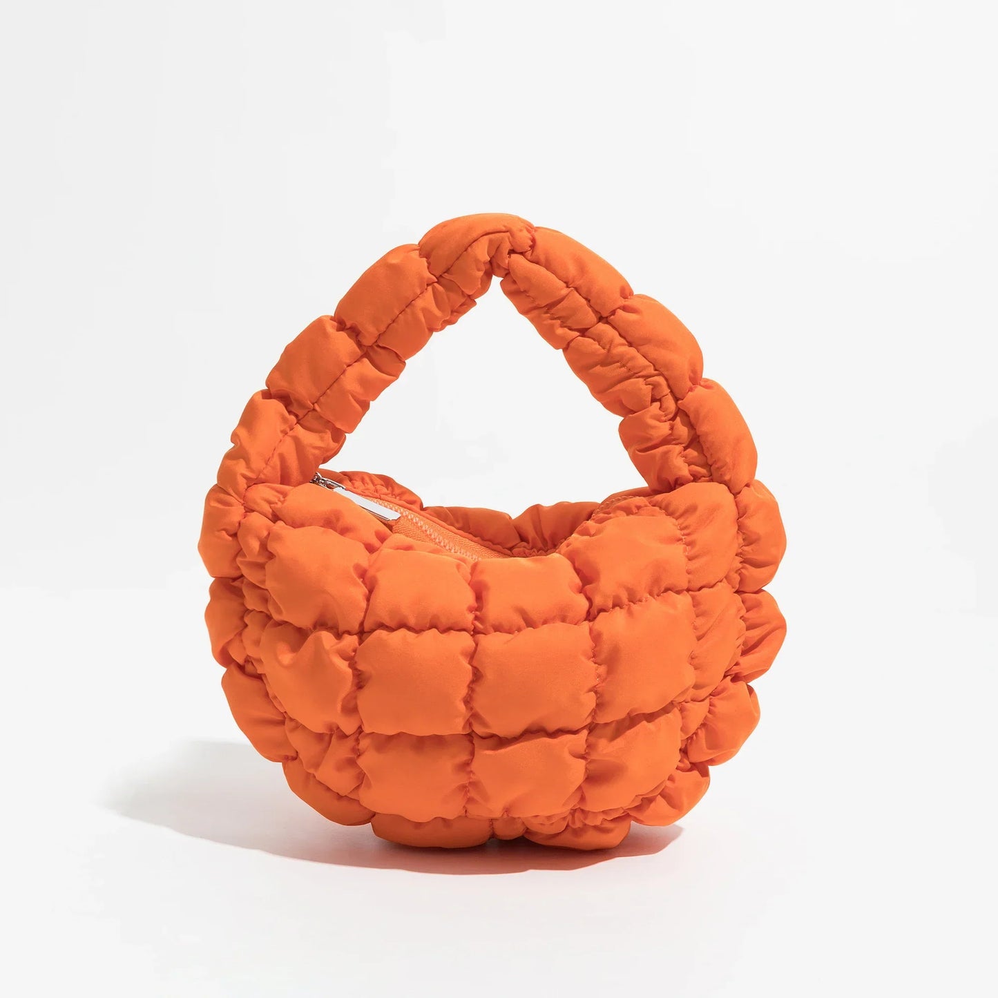 Vivolux | Lebhaftes kreuzgequiltetes rundes Mini-Tasche