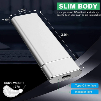 Schnelle externe Festplatte