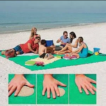 Vivolux | XXL Sandfreies Strandtuch | Zandsheet | 200x200